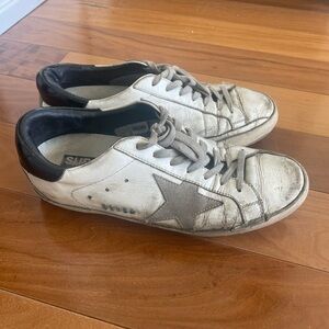 Golden Goose Navy All Star originals Size 8